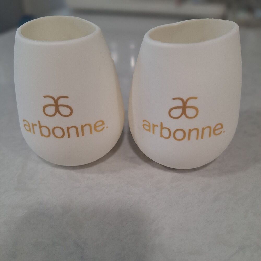 Arbonne Silicone Wine Glasses - Set of 2